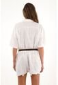 Tennis Overall Corto Crudo Con Bordado Para Mujer de Tennis