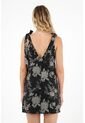 Tennis Vestido Negro Con Detalles Bordados Para Mujer de Tennis