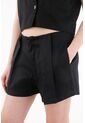 Tennis Short Tiro Alto Con Tablas Negro Para Mujer de Tennis