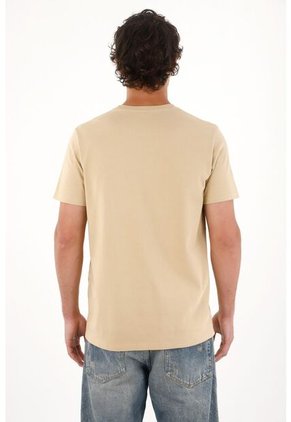 Tennis Camiseta En 100% Algodón Café Para Hombre