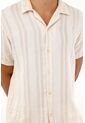 Tennis Camisa Crudo Tipo Bowling A Rayas Para Hombre de Tennis