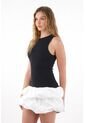Tennis Vestido Corto Tipo Globo Negro Para Mujer de Tennis