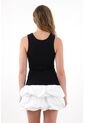 Tennis Vestido Corto Tipo Globo Negro Para Mujer de Tennis