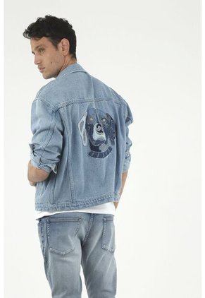 Chaqueta Azul Para Hombre