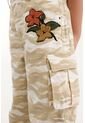 Pantalón Horseshoe Con Bordado De Flores Crudo Para Niña de Tennis