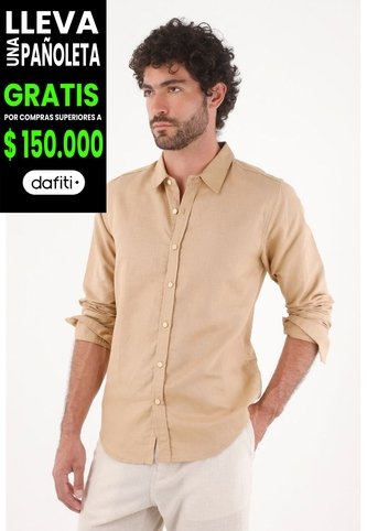 Tennis Camisa Para Hombre En Lino Arena Fit Regular Y Fresca Tennis