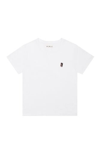 Tennis Camiseta Blanca Con Estampado Para Mujer Tennis