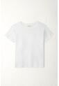 Tennis Camiseta Blanca Cuello Redondo Para Mujer de Tennis