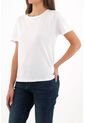Tennis Camiseta Blanca Cuello Redondo Para Mujer de Tennis
