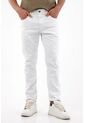 Tennis Pantalón Recto Cinco Bolsillos Blanco Para Hombre de Tennis