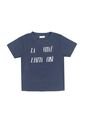 Camiseta Azul Con Estampado De Letras Para Mujer de Tennis