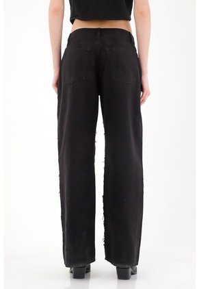 Tennis Pantalón De Tiro Alto Negro Para Mujer