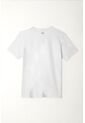 Tennis Camiseta Cuello Redondo Blanca Para Hombre de Tennis