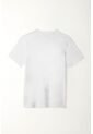 Tennis Camiseta Cuello Redondo Blanca Para Hombre de Tennis