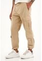 Pantalón Jogger Con Bolsillos Cargo Café Para Hombre de Tennis
