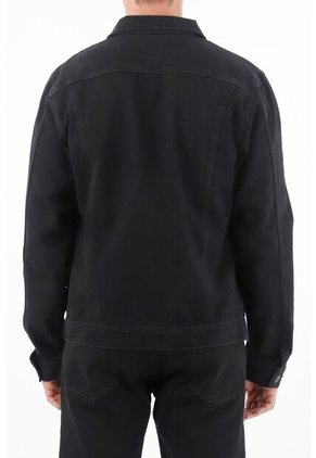 Tennis Chaqueta Negra En Denim Para Hombre