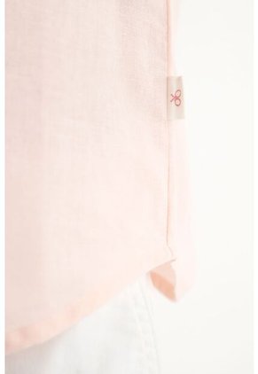 Camisa Rosada De Botones Para Niño