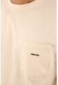 Camiseta Crudo Con Bolsillo Delantero Para Hombre de Tennis