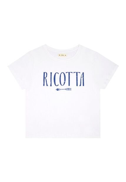 Tennis Camiseta Blanca Manga Corta Con Estampado Para Mujer