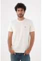 Tennis Camiseta Para Hombre De Algodón Blanca Regular Con Mini Raquetas En El Pecho de Tennis