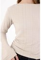 Tennis Camiseta Con Puños Tipo Campana Para Mujer de Tennis
