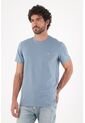 Tennis Camiseta Para Hombre De Algodón Azul Regular Con Icono De Raquetas de Tennis