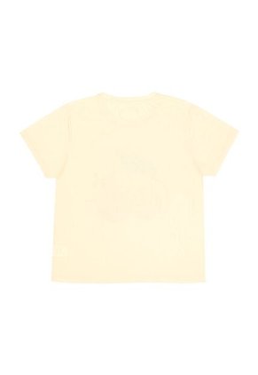 Tennis Camiseta Amarilla Con Estampado De Cereza Para Mujer