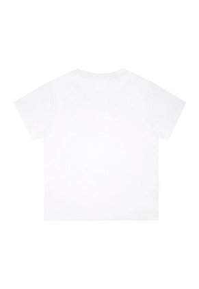 Tennis Camiseta Blanca Manga Corta Con Estampado Para Mujer