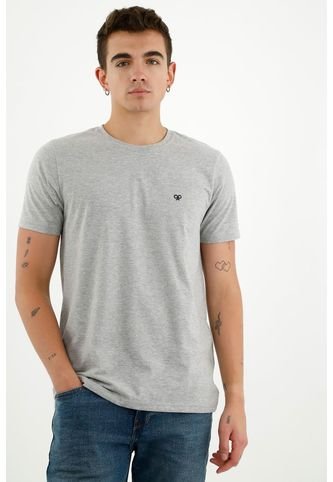 Camiseta Gris Para Hombre Tennis