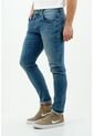 Jean Para Hombre Tennis, Jeans Super Skinny Plano Cintura Con Pretina de Tennis