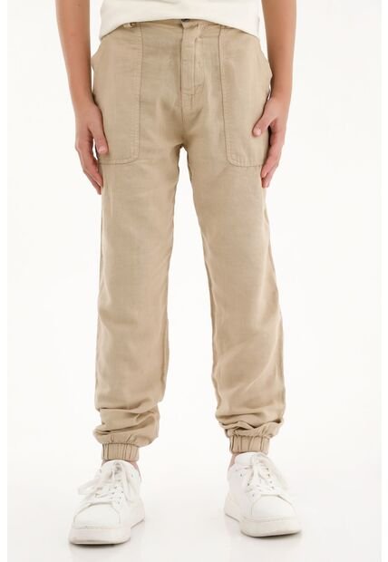 Pantalón Jogger Con Teñido Overdye Para Niño