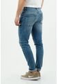 Jean Para Hombre Tennis, Jeans Super Skinny Plano Cintura Con Pretina de Tennis
