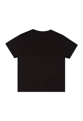 Tennis Camiseta Negra Manga Corta Para Mujer