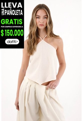 Tennis Camisa Con Amarre En Cuello Y Escote En Espalda Para Mujer Tennis