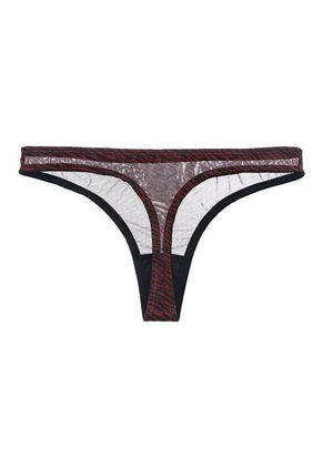 Tennis Panty Rojo Tipo Tanga Para Mujer