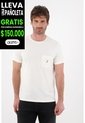 Tennis Camiseta Básica Con Bolsillo Y Estampado Crudo Para Hombre de Tennis