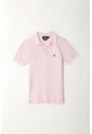 Polo Cuello Tejido Rosada Para Niño de Tennis