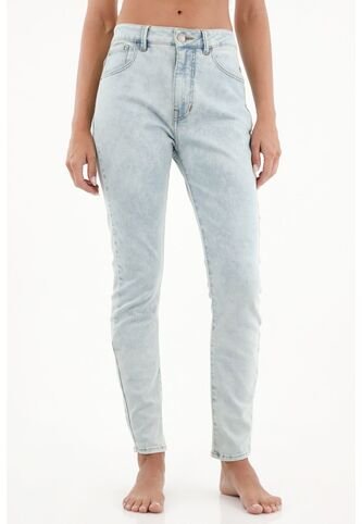 Tennis Jean Jegging De Tiro Alto Azul Claro Para Mujer Tennis