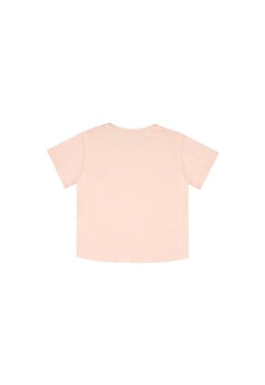 Camiseta Básica Rosada Para Niña