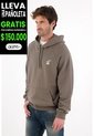 Tennis Buzo Tipo Hoodie Estampado Gris Para Hombre de Tennis