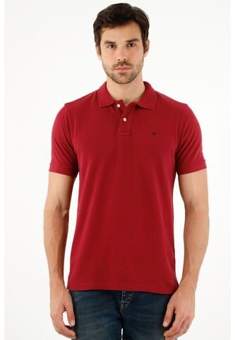 Tennis Polo Roja Con Raqueta Multicolor Para Hombre Tennis