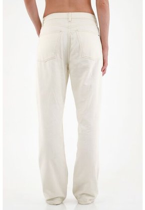 Tennis Jean Recto Crudo Para Mujer