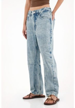 Tennis Jean Horseshoe De Tiro Bajo Tono Claro Para Mujer