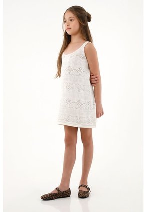 Vestido Corto Tejido Para Niña