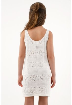 Vestido Corto Tejido Para Niña