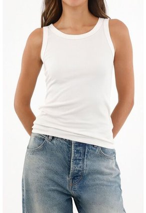 Tennis Camiseta Blanca Manga Sisa Para Mujer