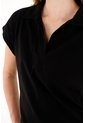 Tennis Camiseta Negra En Jersey Para Mujer de Tennis