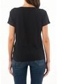 Tennis Camiseta Negra Cuello V Para Mujer de Tennis