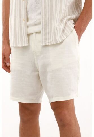 Tennis Bermuda Chino En 100% Lino Crudo Para Hombre Tennis