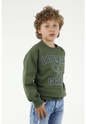 Buzo Verde Para Niño